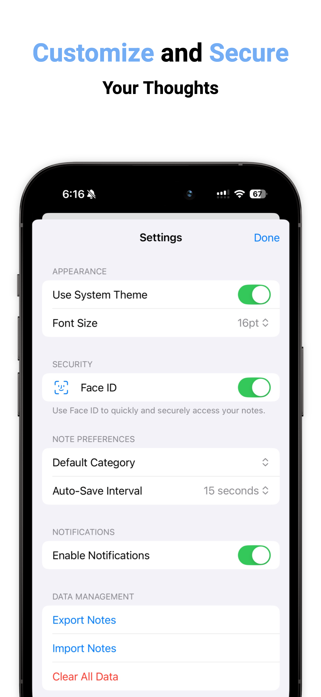 Customizations and security
